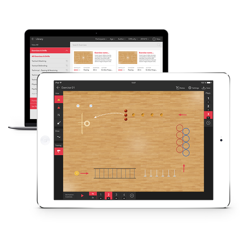 Ultraleichtes Tragbares LCD Coach Taktisches Board/Tablet Löschbar Taktisches Board MKNZOME 15Zoll Elektronisches Fußball Basketball Coaching Board 